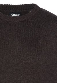 Schott PULL COL ROND - Maglione - café