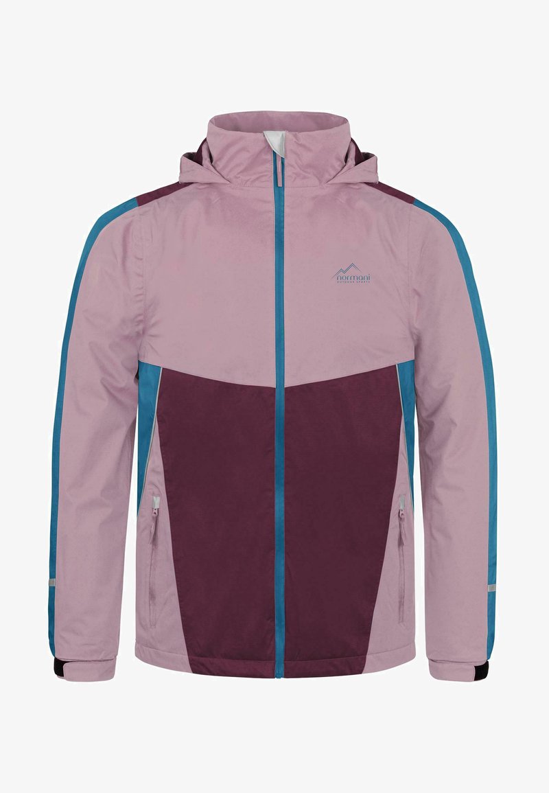 normani Outdoor Sports WASSERDICHTE ungefütterte Sommer ÜBERGANGS-REGENJACKE - Soft shell jacket - rosa