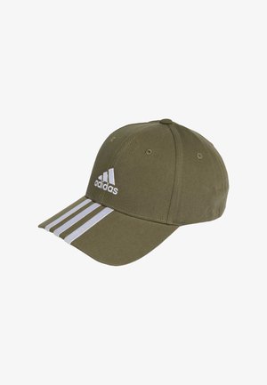 adidas Sportswear 3-STRIPES TWILL BASEBALL - Cappellino - olive strata white