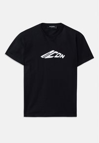 JUST RIGHT FIT TEE - Trükipildiga T-särk - black