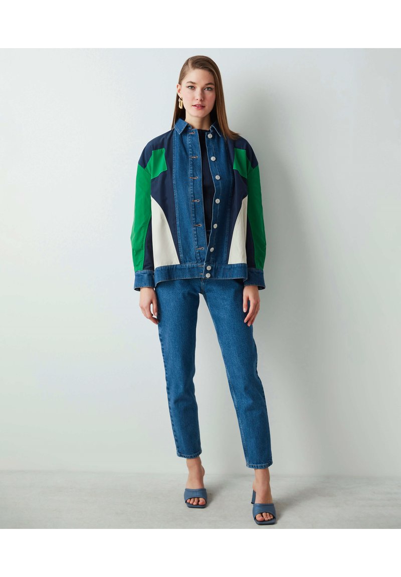 Damen Parkas | Ipekyol MIX Kurzmantel d blue/dunkelblau - MO81948 Damen Parkas | Ipekyol MIX Kurzmantel d blue/dunkelblau - MO81948