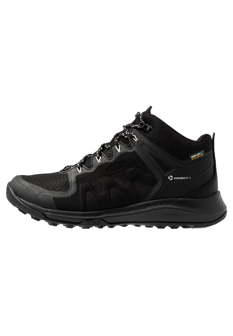 Keen EXPLORE MID WP - Hikingschuh - black/star white