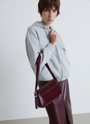 Calliope, FELPA TINTA UNITA - Sweatjacke - grigio medio melange