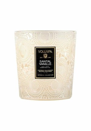 VOLUSPA CLASSIC BOXED CANDLE SANTAL VANILLE 255G - Tuoksukynttilä - warmwhite