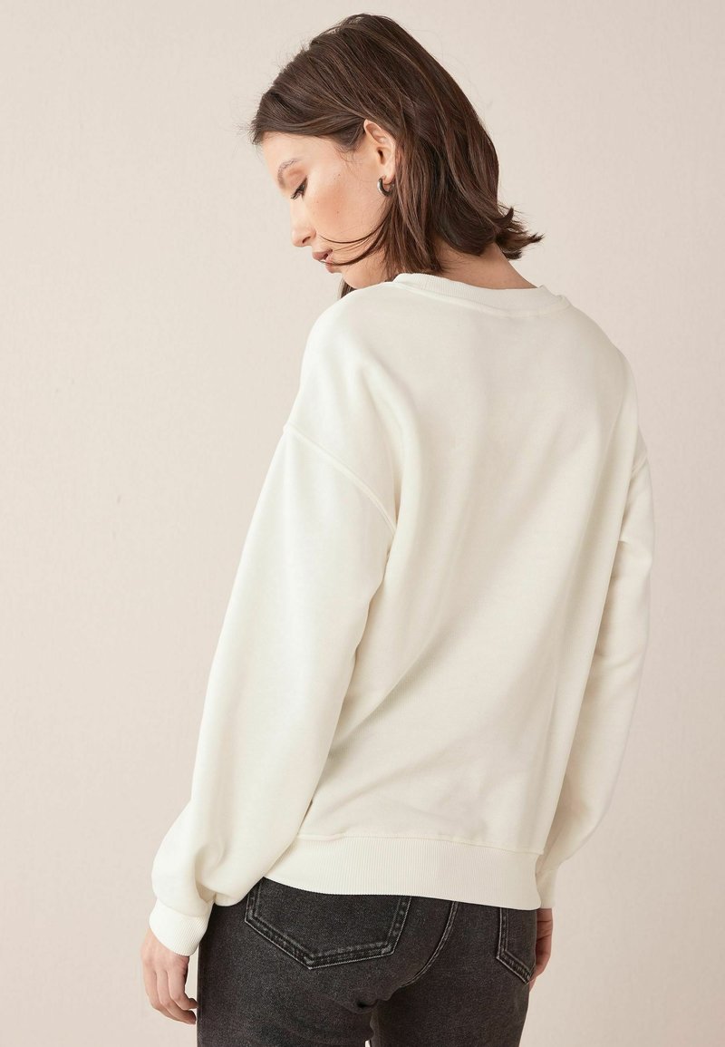 Damen Sweatshirts | Next Sweatshirt ecru white heart/weiß - GB33339 Damen Sweatshirts | Next Sweatshirt ecru white heart/weiß - GB33339