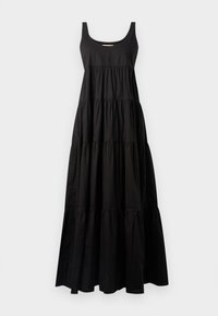SCOOP NECK TIER DRESS - Maksimekko - black