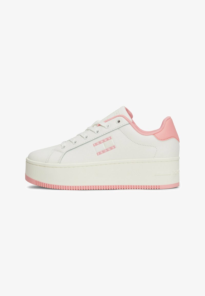Tommy Jeans FLATFORM - Sneakers basse - tickled pink