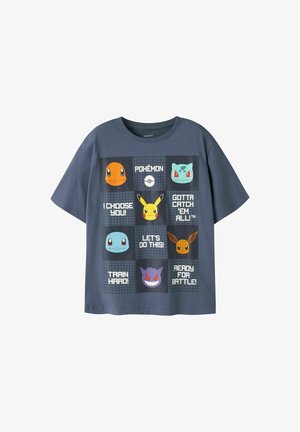 Name it, TOP POKEMON - T-shirt con stampa - vintage indigo