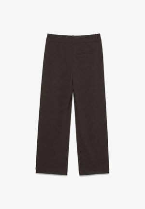 Vero Moda, TROUSERS VMZAMIRA MID WAIST TROUSERS - Pantaloni - chocolate torte