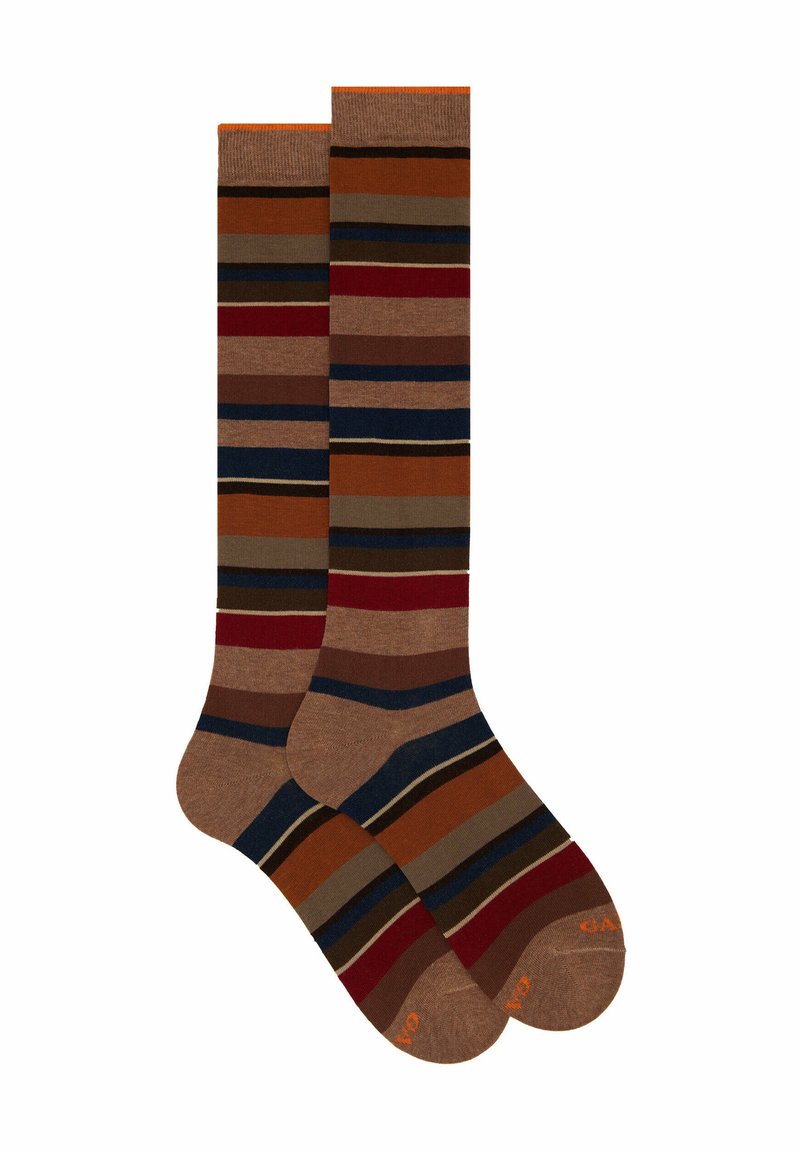 Gallo WITH STRIPES - Calzettoni - noce royal