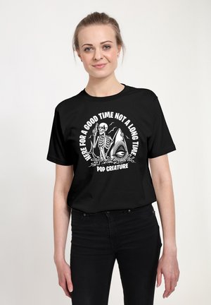 Henry Tiger, POP CREATURE GOOD TIMES - T-Shirt print - black