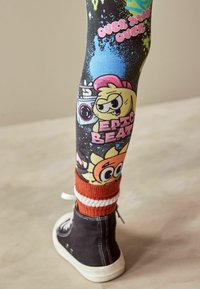 Next ANIMAL PRINT - Leggings - black graffiti character