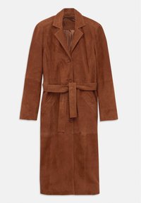 COAT - Gabardina - tabacco