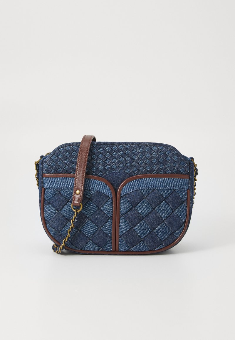 sessùn DIVINE BRAIDED - Borsa a tracolla - denim blue