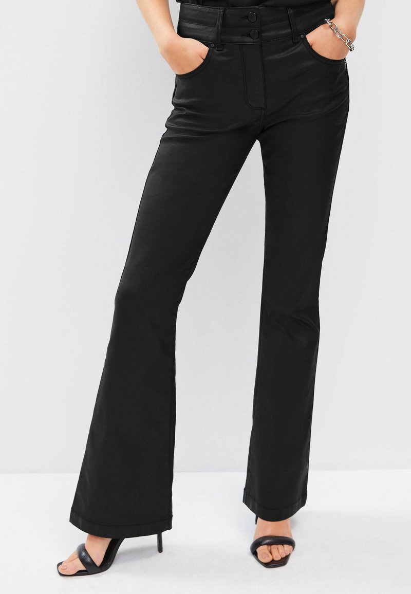 Next LIFT STYLE AND SHAPE COATED Jean flare black/noir ZALANDO.FR
