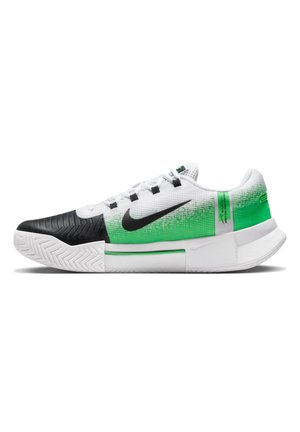 Nike Performance ZOOM GP CHALLENGE - Multicourt Tennisschuh - weiss gruen schwarz