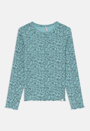 KMGTRINNY LIFE AOP O-NCK JRS NOOS - Svetrík - cameo blue