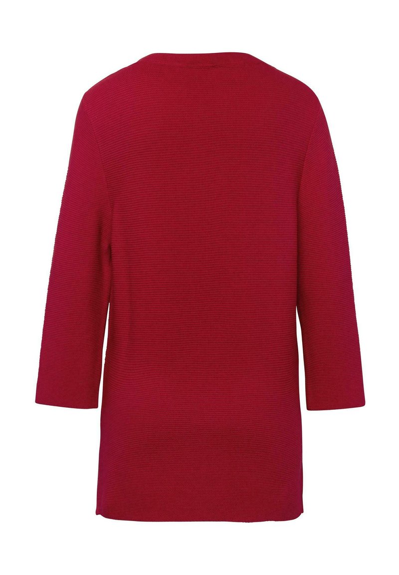 Damen Strickjacken | GOLDNER Strickpullover rot - AV07579 Damen Strickjacken | GOLDNER Strickpullover rot - AV07579