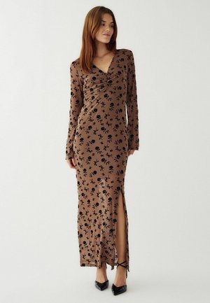 KAMEYELLA - Maxi-jurk - clarity morel print