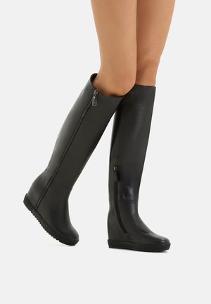 INNER - Stivali con i tacchi - black