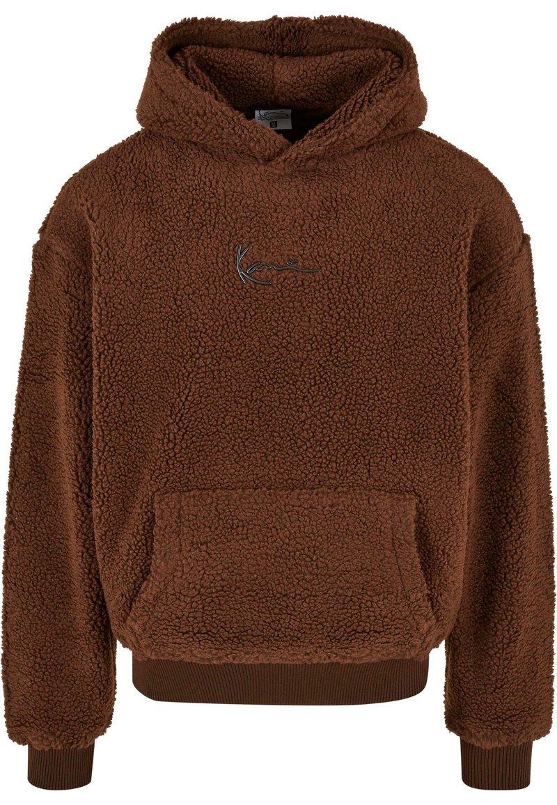 Karl Kani - METAL SIGNATURE TEDDY  - Jersey con capucha - brown, Ampliar