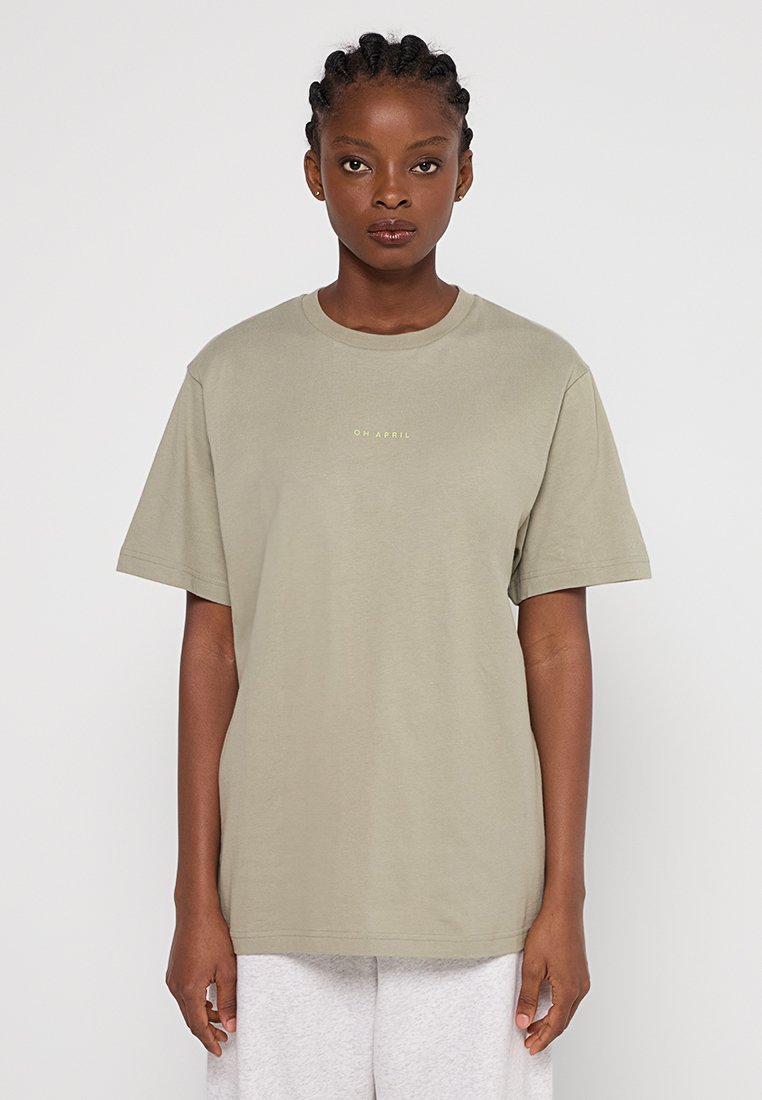 OH APRIL T-shirt print kaki
