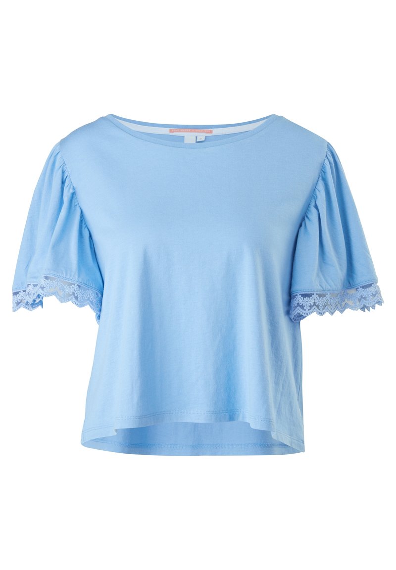 QS T-shirt print lichtblauw QS T-shirt print lichtblauw