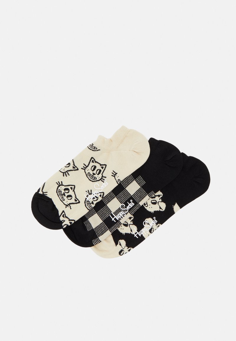 Happy Socks PETS SOCK UNISEX 3 PACK - Socks - black