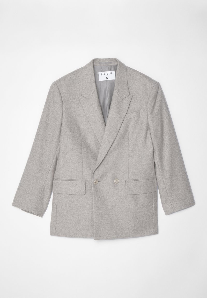 Filippa K Halflange jas lichtbruin Filippa K Halflange jas lichtbruin