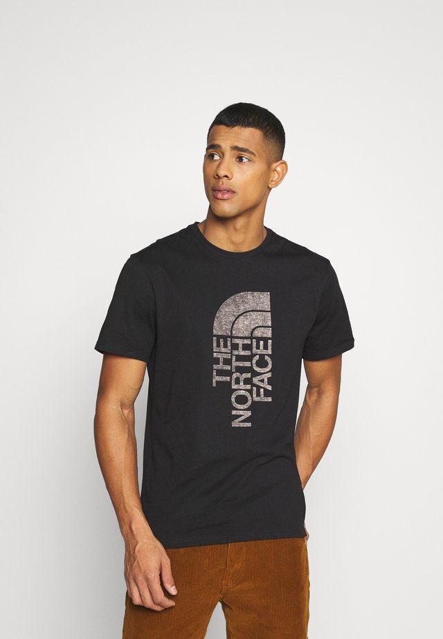 LOGO PUSH THROUGH TEE - T-shirt imprimé - black