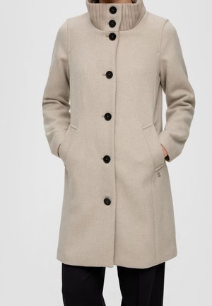 Manteau classique - mottled beige
