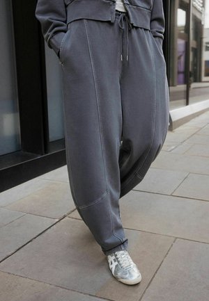Next, BARREL WASHED LOOK JOGGERS - Tracksuit bottoms - charcoal grey