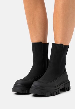 ONLY SHOES, Bottines à plateau - black