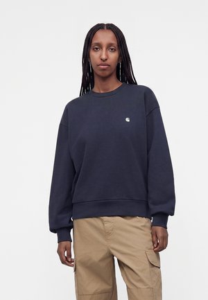 Carhartt WIP, CASEY - Суитшърт - dark navy/silver-coloured