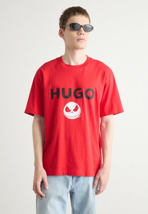HUGO, DIGHTMARE  - Camiseta estampada - red