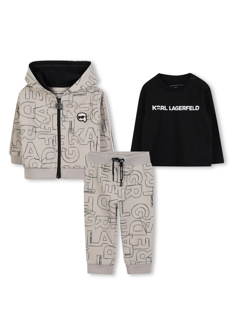 KARL LAGERFELD KIDS SET - Sweatjacke - sand