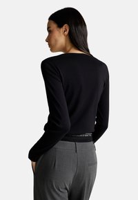 United Colors of Benetton Maglietta a manica lunga - black