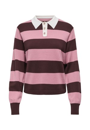 JDY Striktrøje - chicory coffee