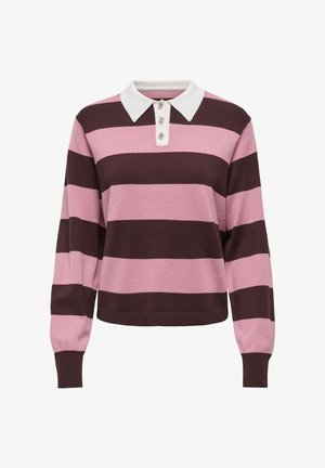 JDY Striktrøje - chicory coffee