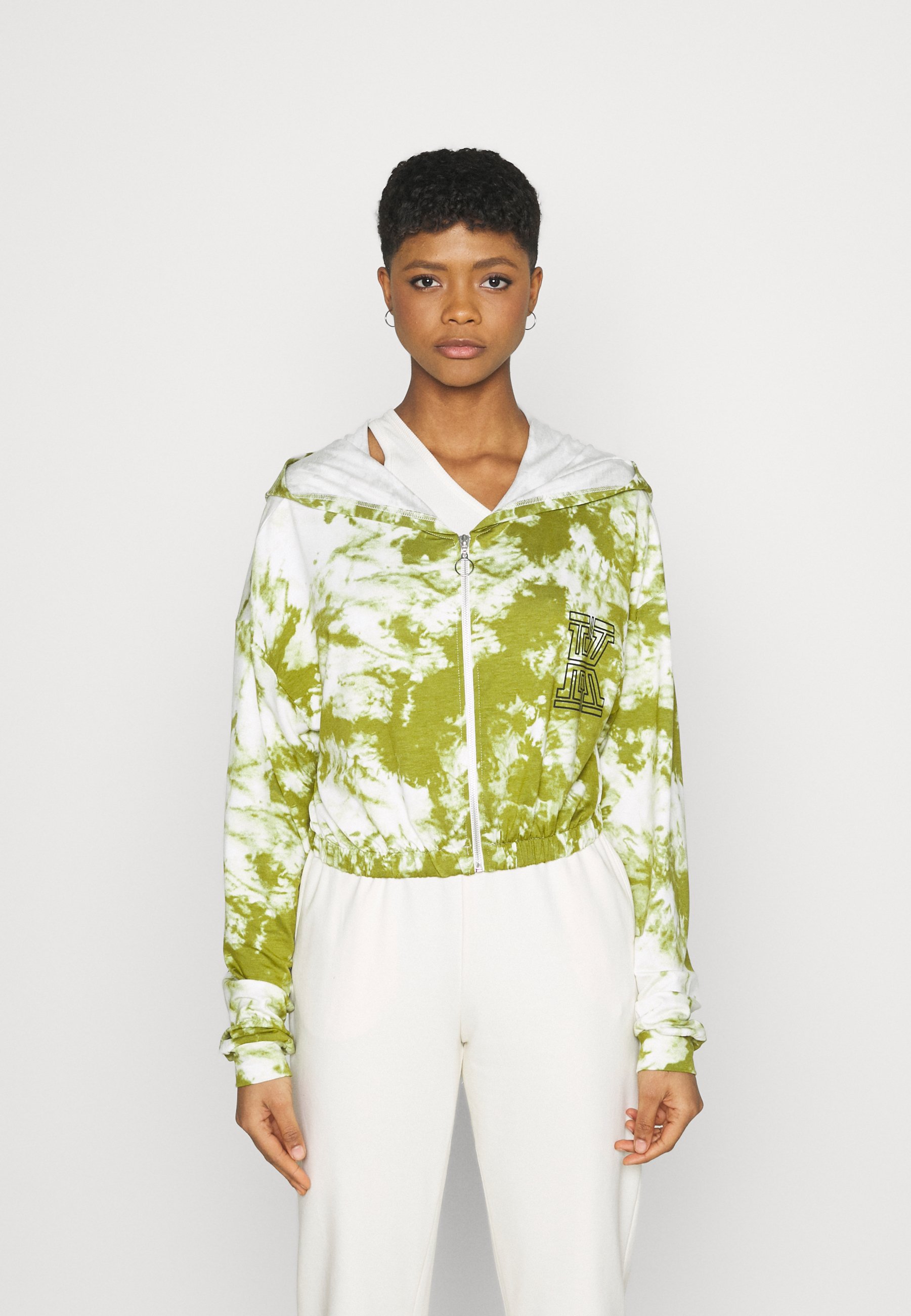 Women ZIPPER HOODY CROPPED - Zip-up sweatshirt Women ZIPPER HOODY CROPPED - Zip-up sweatshirt