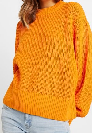 Striktrøje - orange