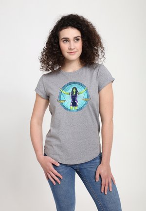 SHE-HULK: ATTORNEY AT LAW SUPER HUMAN LAW DIVISION BADGE - Print T-shirt - melange grey