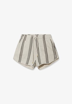 10DAYS, 10DAYS BOTTOMS EASY SHORTS STRIPES - Short - soft white melee
