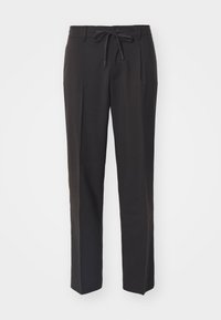 SLH190-REG TAPERED LEROY PLEAT PANT  - Broek - chocolate torte