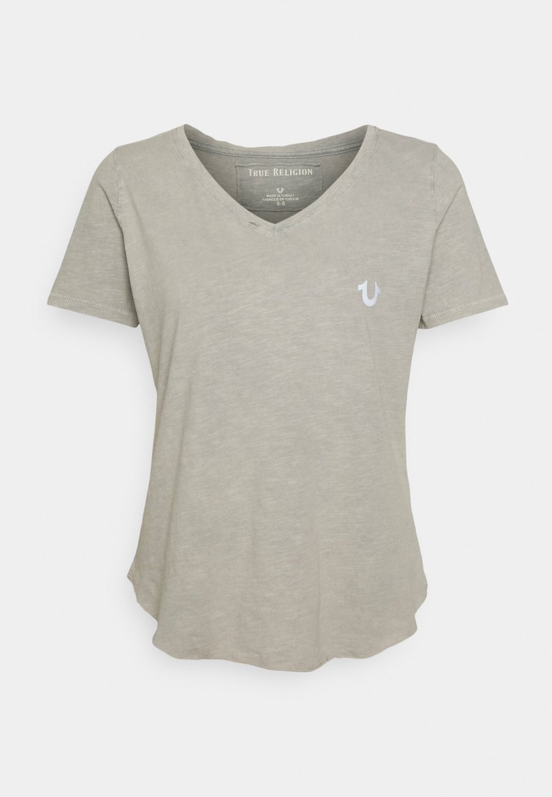 Damen T-Shirts | True Religion DIRECT DYE T-Shirt basic grey/grau - MC03592 Damen T-Shirts | True Religion DIRECT DYE T-Shirt basic grey/grau - MC03592