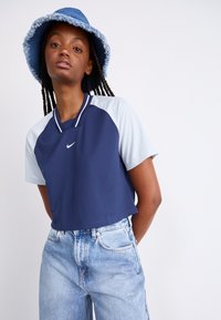 Nike Sportswear Apdrukāts T-krekls - pure platinum/midnight navy