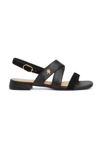 Tommy Hilfiger FLAT - Sandals - black