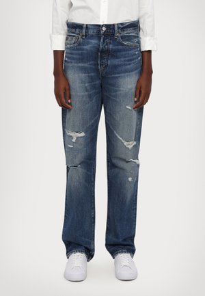 FULL LENGTH STRAIGHT - Jean boyfriend - gabion wash