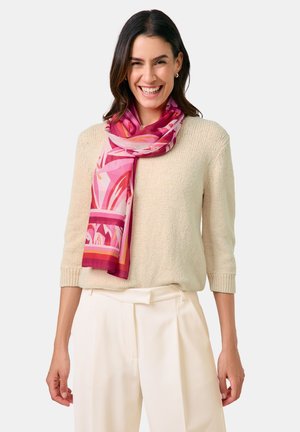 Gerry Weber MIT FLORALEM DESSIN - Scarf - pink red andshell   scarf