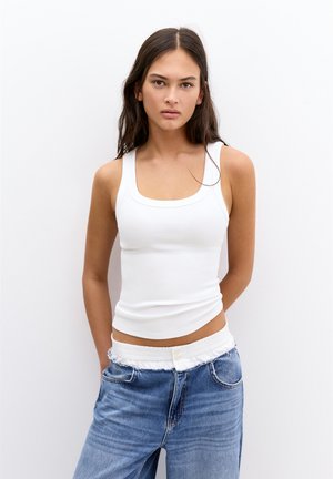 PULL&BEAR Débardeur - white